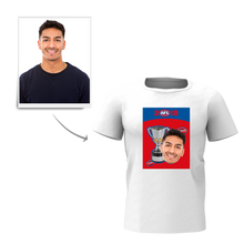 Custom My Face T-shirt AFL Football Champions Man Tee