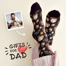 Custom Face Socks To The Best Dad-MyFaceSocksAU