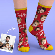 Custom Face Socks I Love Dad Colorful Candy Series