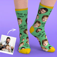 Custom Face Socks I Love Dad Colorful Candy Series