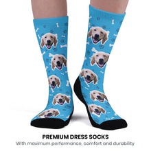 Custom Upgrade Breathable Dog Socks With Your Text