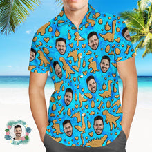 Custom Men's Shirt Face All Over Print Hawaiian Shirt Funny Gifts - MyFaceSocksAu