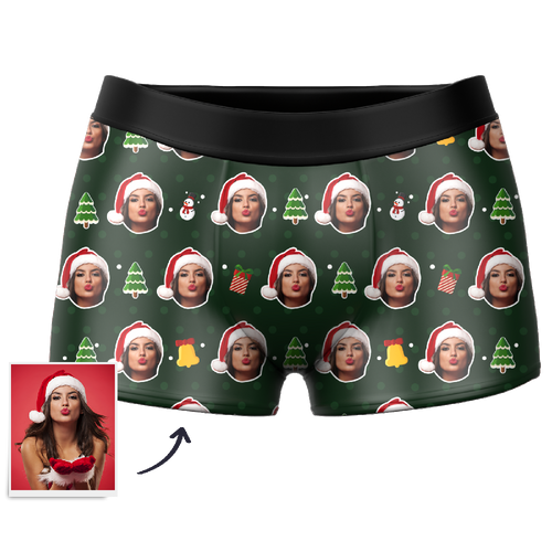 Custom Boxer Shorts - Christmas