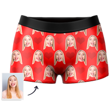 Valentine's Day Gifts,Custom Face Boxer Shorts - Heart
