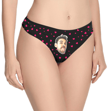 Women's Custom Face Thong Panty - Sweet Heart