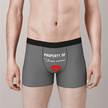 Custom Boxer Shorts - Property of Yours - MyFaceSocksAU
