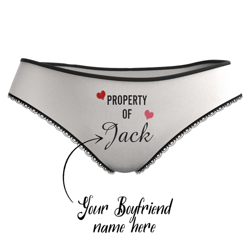 Custom Heart Panties - Property of Yours
