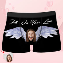 Custom Face Boxer Men's Underwear Gifts For Boyfriend and Husband - Angle Wings