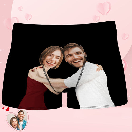 Custom Face Boxers add Picture Waistband Text Funny Underwear