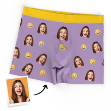 Custom Personalized Photo Emoticons Face Boxer Laugh And Cry