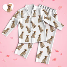 Custom Face Long Sleeve Pajamas Sleepwear Set - Lovely Pet