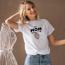 Custom Face T-shirt This Mom Belongs To Personalized Shirt