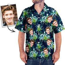 Custom Face All Over Print Tropical Style Hawaiian Shirt
