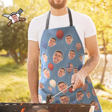 Custom Face Kitchen Apron Father's Day Gifts - Balloons