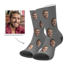 Valentine's Day Gifts,Custom Face Socks 3D Preview  - Colorful