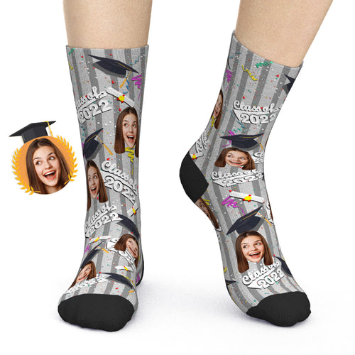 Custom Grad Socks (Confetti)