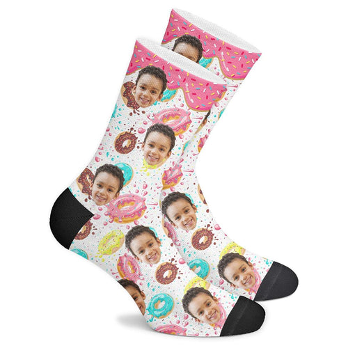 Custom Donut Socks - Myfacesocksau