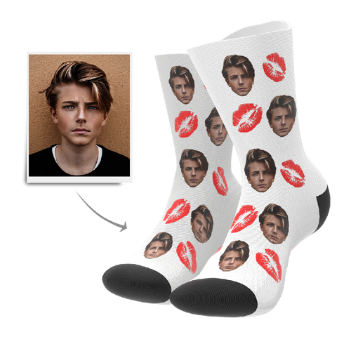 Custom Kiss Socks - Myfacesocksau