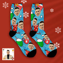 Custom Christmas Breathable Face Socks Personalised Soft Socks Gifts - MyFaceSocksAu