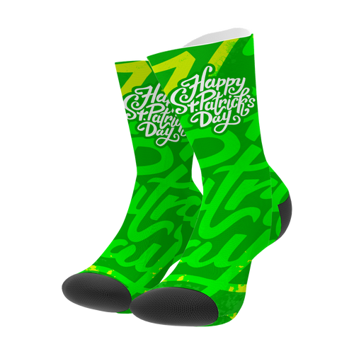 Happy St. Patrick's Day Socks - Myfacesocksau