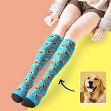 Custom Photo Knee High Socks Pet Dog