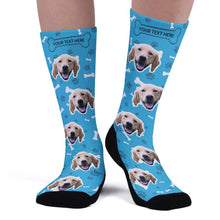 Custom Dog Socks With Your Text - MyFaceSocksAU
