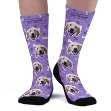Custom Upgrade Breathable Dog Socks Add Pictures And Name