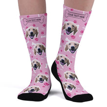 Custom Upgrade Breathable Dog Socks Add Pictures And Name