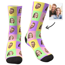 Custom Face Socks Square