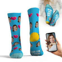 Custom Face Socks If You Can Read This THIS MOM IS OFF DUTY