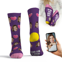Custom Face Socks If You Can Read This THIS MOM IS OFF DUTY