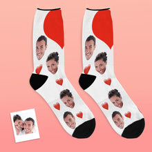 Valentine's Day Gifts,Custom Heart Socks With Your Text