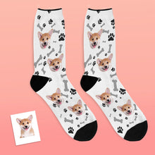 Christmas Gift Idea, Custom Face Socks Add Photo and Text Dog