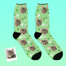 Custom Cat Socks With Your Text - MyFaceSocksAU