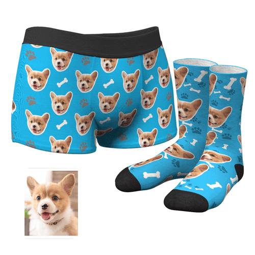 Custom Dog Boxer Shorts - MyFaceSocksAU