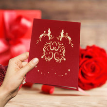 Valentine's Day Love Tree 3D Pop Up Greeting Card